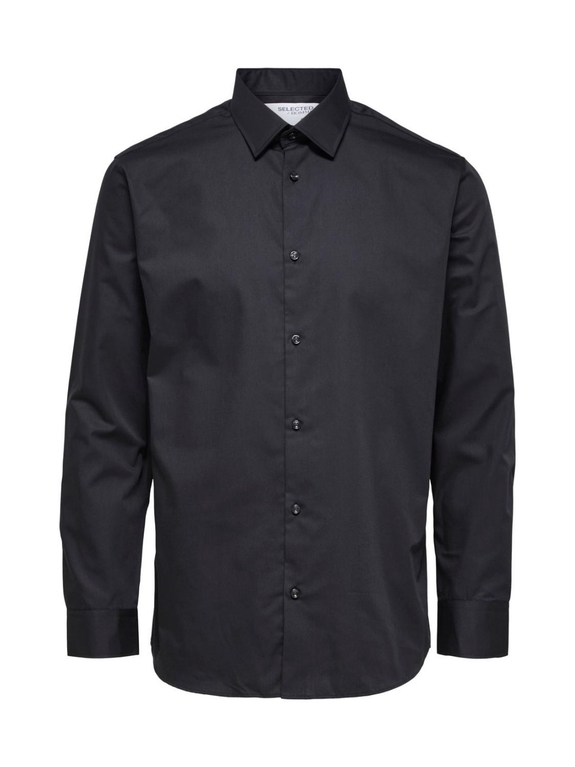 Selected Slim Ethan Shirt LS Classic - Black